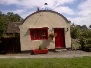 Barrel roofed cottage