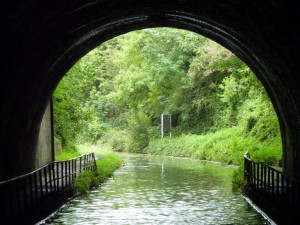 The view from inside Coseley tunnel