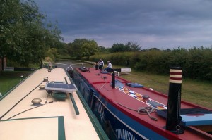 Going down the Braunston flight